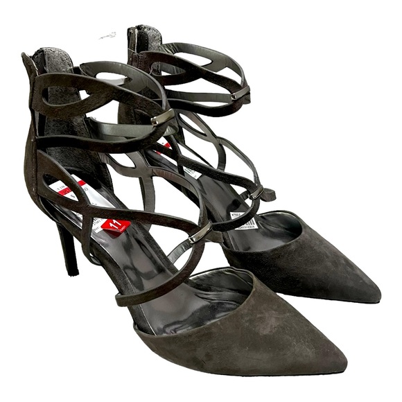 Carlos by Carlos Santana Thea Pointed Toe Pump, Grey Women’s Size 11 - Picture 1 of 7